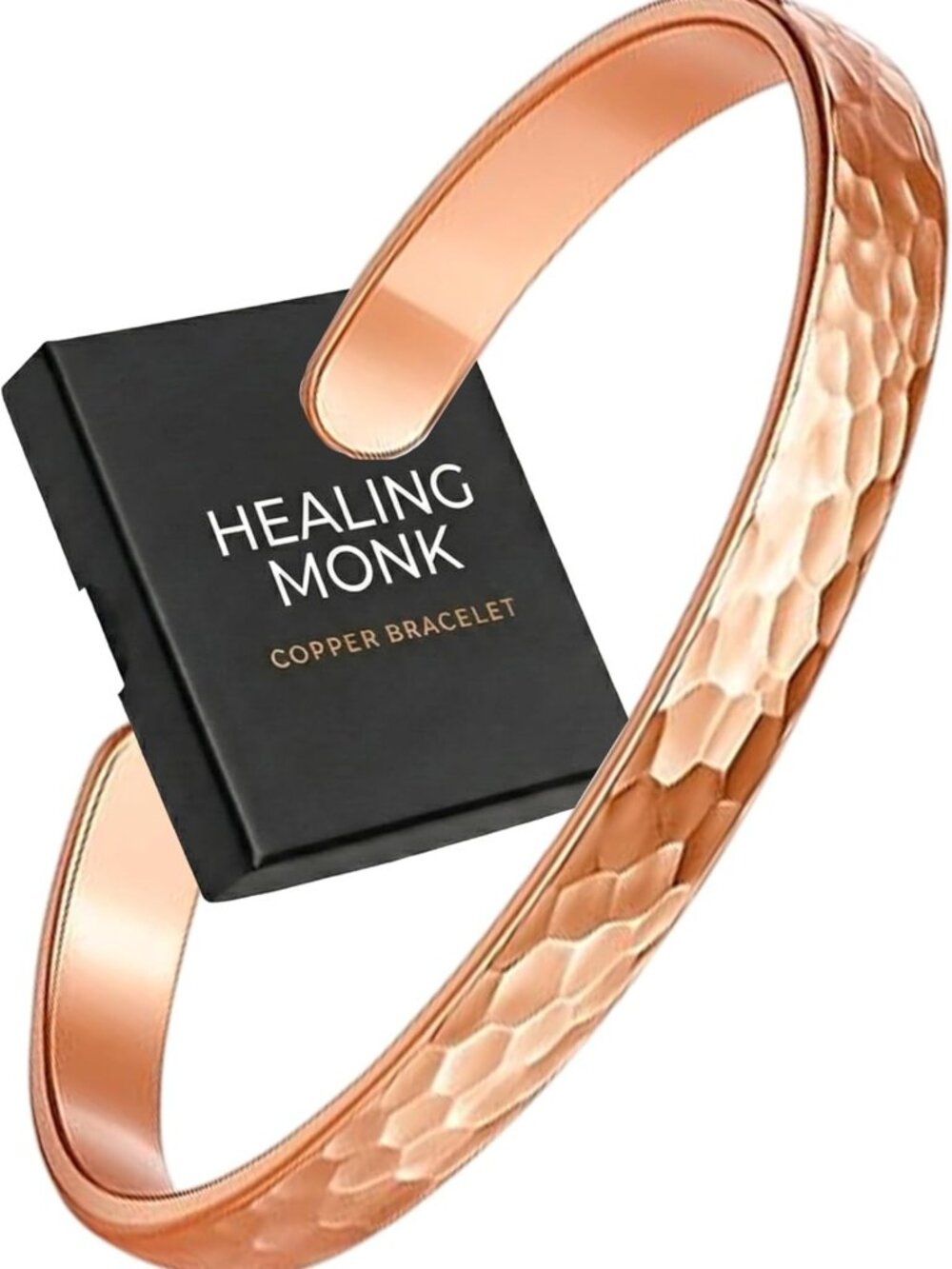 Handmade Adjustable Copper Cuff Bracelet for Men & Women - Healing Jewelry for